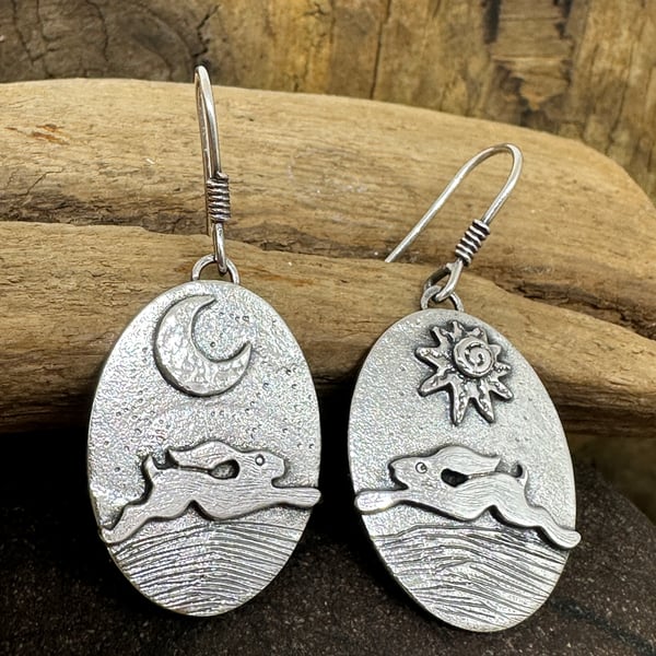Running Hare Earrings