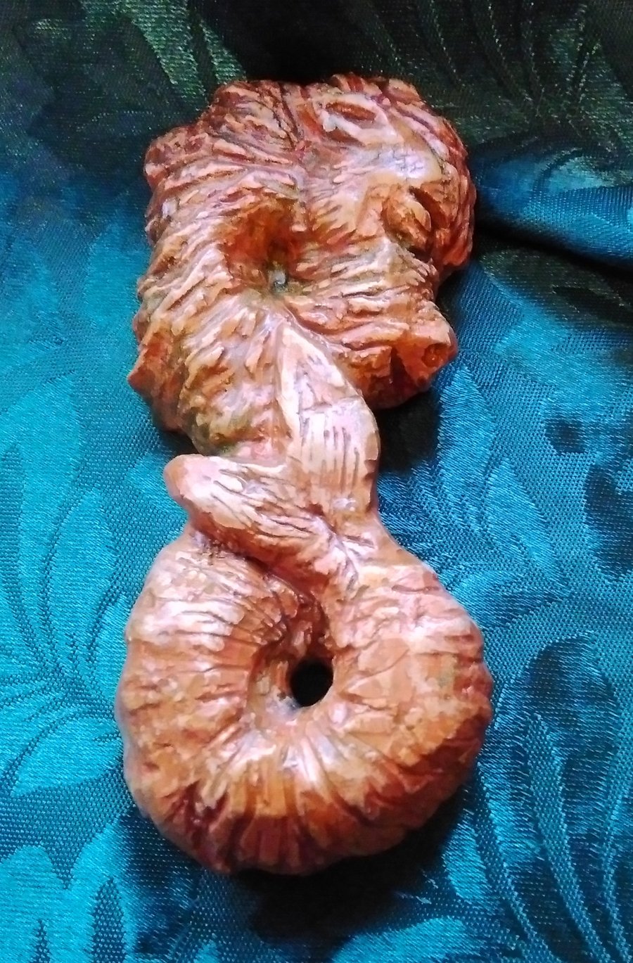 Resting Seahorse Carving