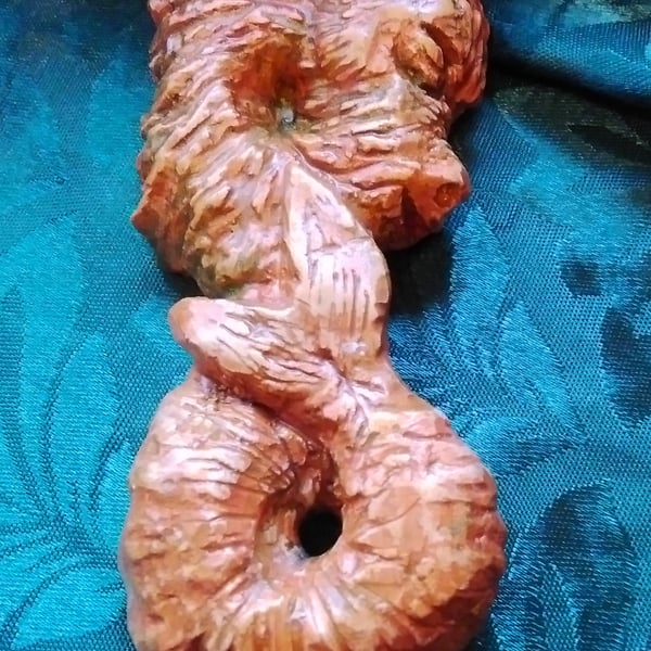 Resting Seahorse Carving