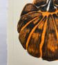 Handprinted Orange Pumpkin Print  - Image 3
