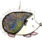  Hedgehog Suncatcher Stained Glass Handmade gift - Image 7