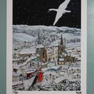 A4 Limited Edition Giclee Print ‘A Wintery Enniskillen Wonderland’