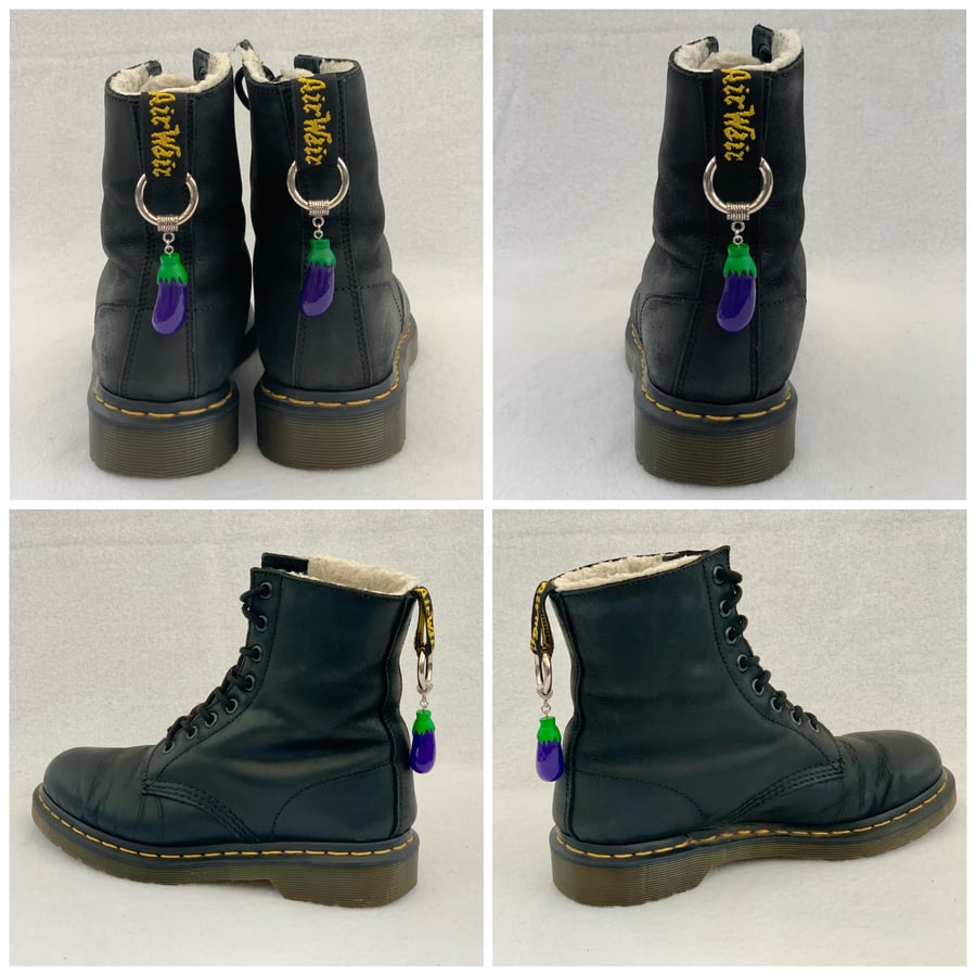 Eggplant Dr Martens Charms Boot Accessories Folksy