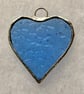 Stained glass small heart, BLUE variations - Image 6