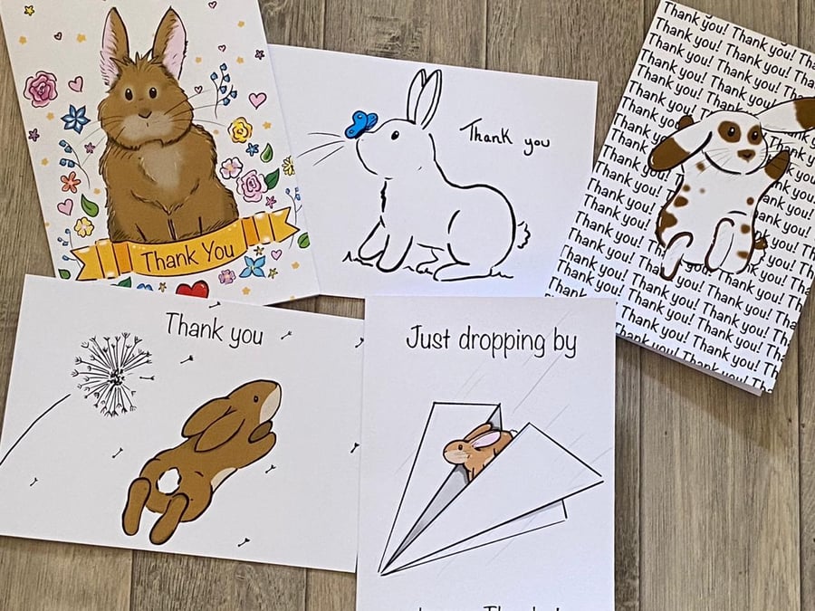 Thank You Cards - Pack of 5