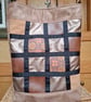Faux suede patchwork bag - Image 1
