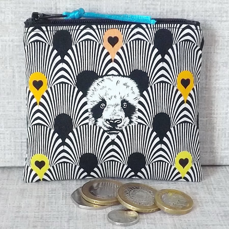Coin purse, small purse, panda.