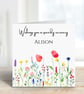Wishing you a speedy recovery, get well soon greetings card personalised