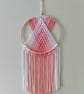 Pastel Peach & White Macramé Wall Hanging. - Image 4