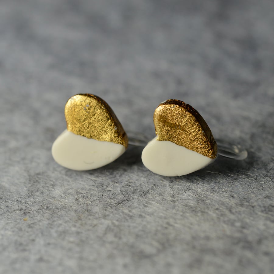 Polymer Clay Clip On Earrings 