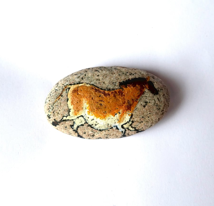 Cave Stones - Prehistoric Horse from Lascaux - MADE TO ORDER