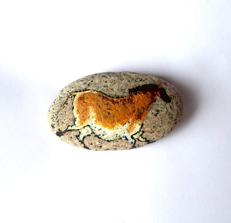 Cave Stones - Prehistoric Horse from Lascaux - MADE TO ORDER