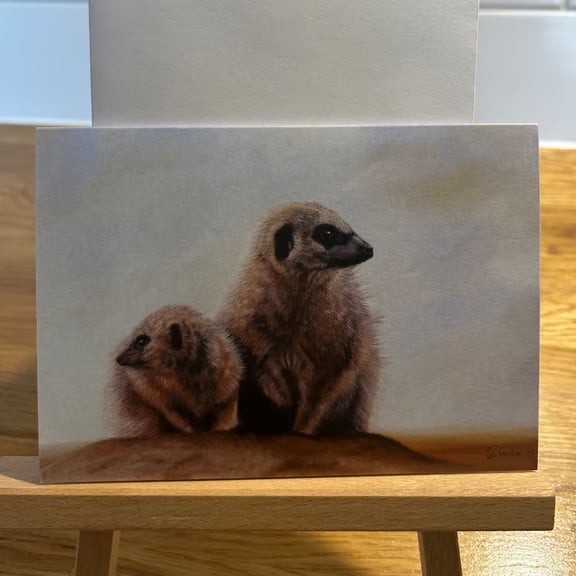 Small Meerkat Card