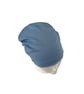 Pastel blue soft beanie hat Slouchy viscose beanie cap Women hair loss headwear