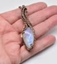 Moonstone and Copper Gothic Style Pendant - Image 2