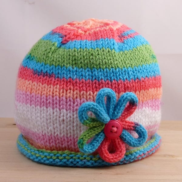 Hand Knitted Baby Hat