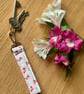 Handmade floral loop keyring - Image 3