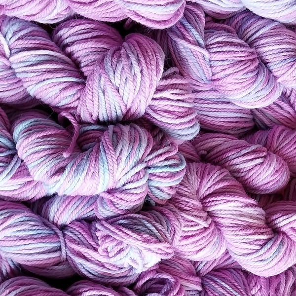 500g Hand-dyed 100% Wool Chunky candy Pastel 