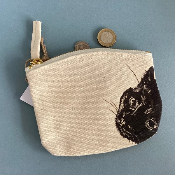 Black Cat Coin Purse - perfectly imperfect