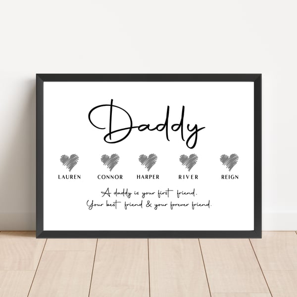 Personalised Daddy Print
