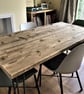 Dining Table, Custom Made From Reclaimed Scaffold Boards For Rustic, Industrial  - Image 5