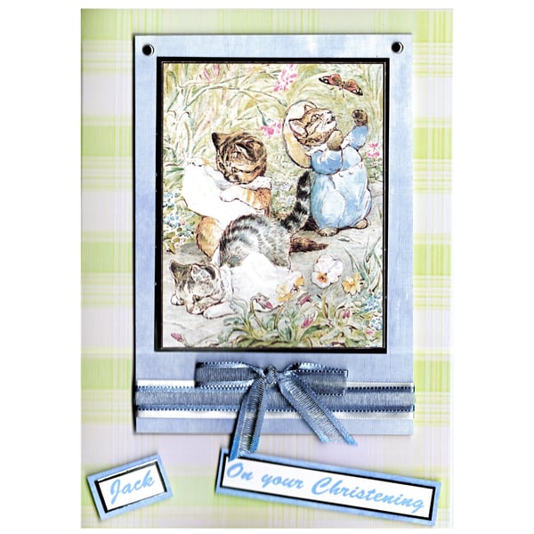 Tom Kitten Christening Card (CHR174)