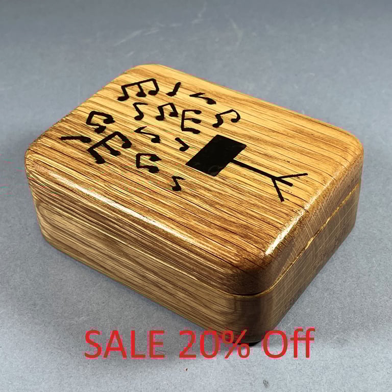 'Musical Notes' Jewellery - Trinket Box (WBI22)
