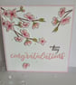  Cherry Blossom Wedding Card - Image 5