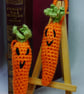 Crochet Carrot decoration (pair)  - Image 2