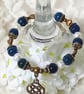  Fresh Water Pearls & Apatite Bracelet - Image 4