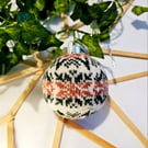 Hand Knit Fair Isle Bauble