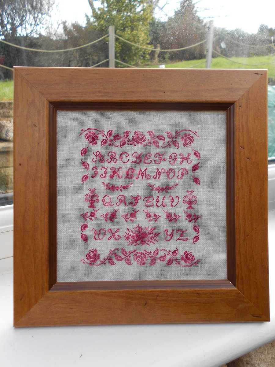 A French Style Petit Point Sampler. Mother's Day. Birthday.