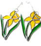 Daffodil Suncatcher Stained Glass Handmade Spring Flower 