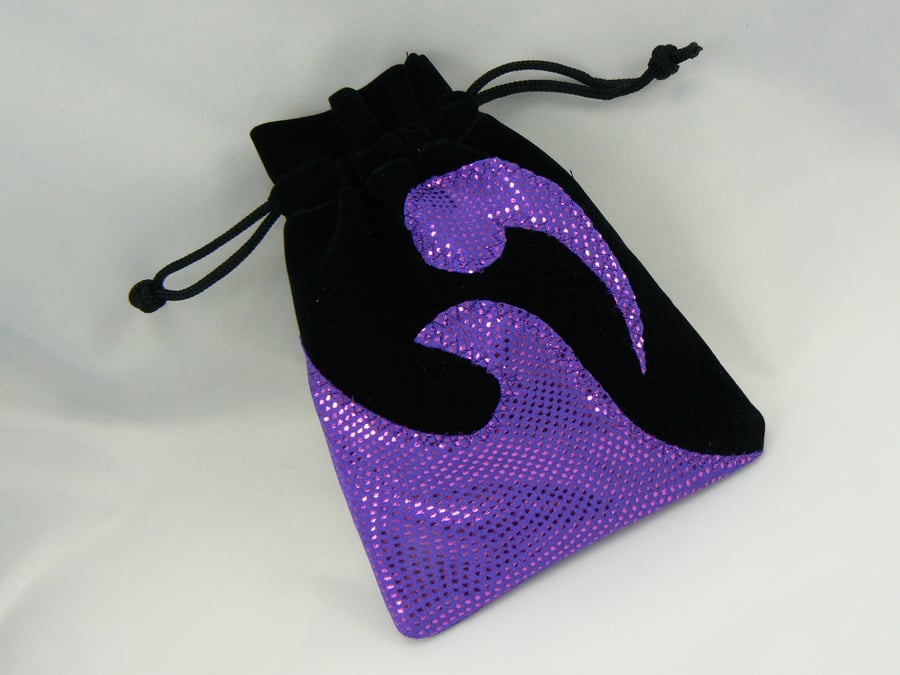 Purple splash gift bag