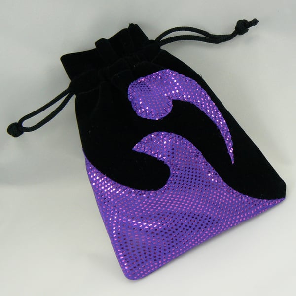 Purple splash gift bag