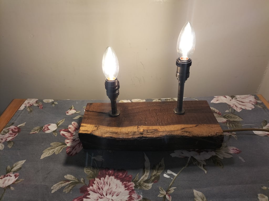 Very Unique Double Table Lamp