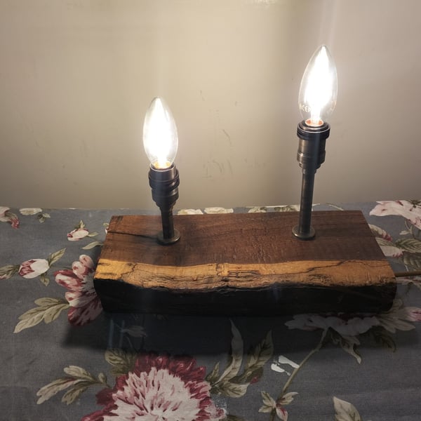 Very Unique Double Table Lamp