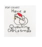 Duck Theme Christmas small Cross stitch Digital PDF Chart - Image 1