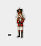 Unique Funny Christmas Sticker Xmas Decal For Adults - Grumpy Nutcracker Posing