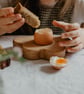 Wooden Egg Cup - Cloud - Image 2