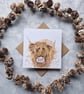 Highland Cow Christmas Card - Image 2