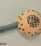Hanging Ceramic flower bell,  - Image 3