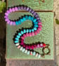 Candy Rock Hand Knotted Beaded Gemstone Necklace
