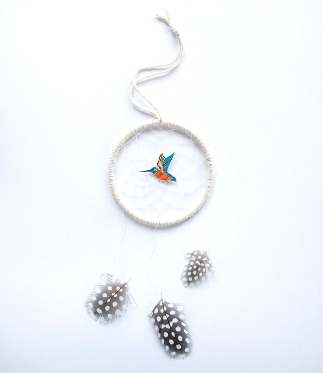 Kingfisher Spirit Dreamcatcher - MADE TO ORDER