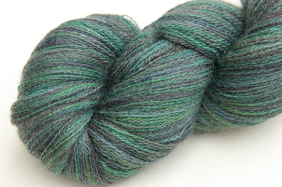 SALE: Forest Shadows - Bluefaced Leicester laceweight yarn