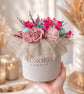 Luxury Flowerbox Candle Gift Set Large Handmade Soy Wax Candle Surprise Her With
