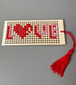 Cross Stitch Bookmark Kit - Love - Image 5