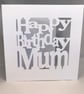 Mum Happy Birthday cards handmade birthday cards - Image 3