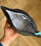 Lined Inner Tube Bag - Blue Zip & Light Blue Transport-Themed Lining - Image 5