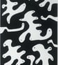 Blob 1 Monochrome Abstract Art Ink - Image 2